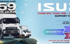 “CHĂM SÓC TOÀN TÂM – ƯU ĐÃI XỨNG TẦM” ISUZU KHUYẾN MÃI LỚN CUỐI NĂM LÊN ĐẾN 59 TRIỆU ĐỒNG