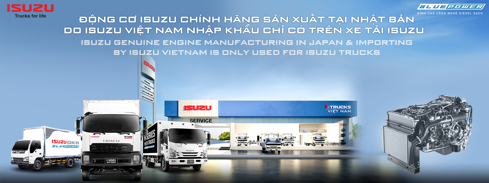 ISUZU NISU đại lý chính hãng tại Hà Nội và Hưng Yên